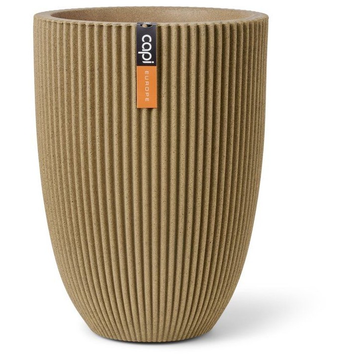 Vase élégant bas - CAPI EUROPE - Groove NL - 34 x 46 - Beige Vase élégant bas - CAPI EUROPE - Groove NL - 34 x 46 - Beige