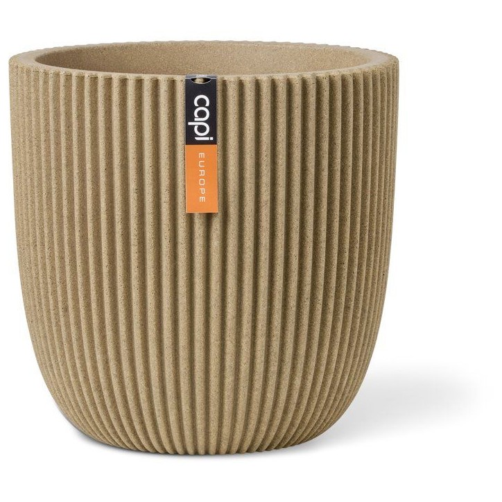 Pot boule - CAPI EUROPE - Groove NL - 35 x 34 cm - Beige Pot boule - CAPI EUROPE - Groove NL - 35 x 34 cm - Beige