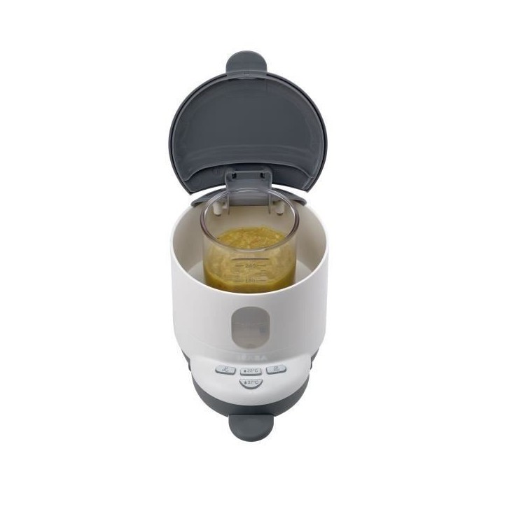 BÉABA - Bib'Expresso - Préparateur-Chauffe Biberon/Petits pots - Température Exacte - Instantané - Bain Marie - Blanc BÉABA - Bib'Expresso - Préparateur-Chauffe Biberon/Petits pots - Température Exacte - Instantané - Bain Marie - Blanc