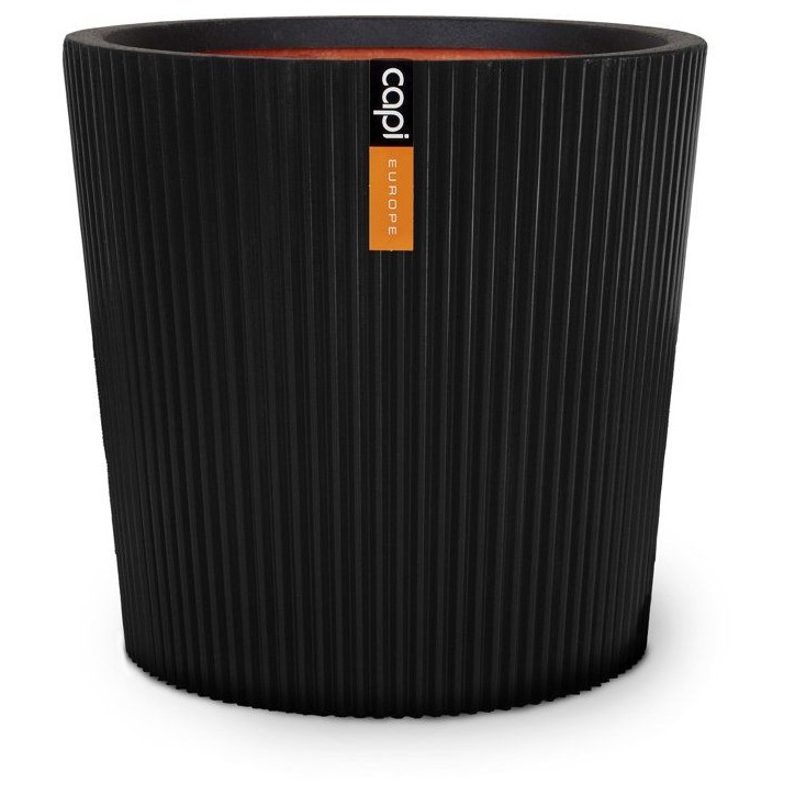Vase conique - CAPI EUROPE - Groove NL - 36 x 34 - Noir Vase conique - CAPI EUROPE - Groove NL - 36 x 34 - Noir