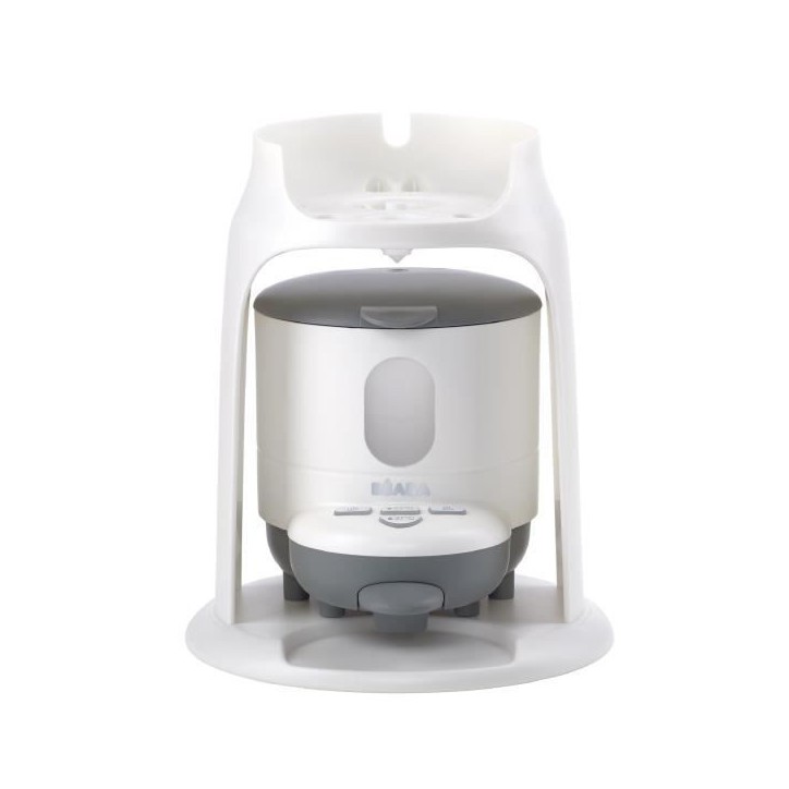 BÉABA - Bib'Expresso - Préparateur-Chauffe Biberon/Petits pots - Température Exacte - Instantané - Bain Marie - Blanc BÉABA - Bib'Expresso - Préparateur-Chauffe Biberon/Petits pots - Température Exacte - Instantané - Bain Marie - Blanc