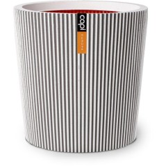 Vase conique - CAPI EUROPE - Groove NL - 36 x 34 - Ivoire