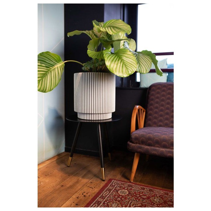 Vase cylindre - CAPI EUROPE - Groove NL - 36 x 38 cm - Ivoire Vase cylindre - CAPI EUROPE - Groove NL - 36 x 38 cm - Ivoire