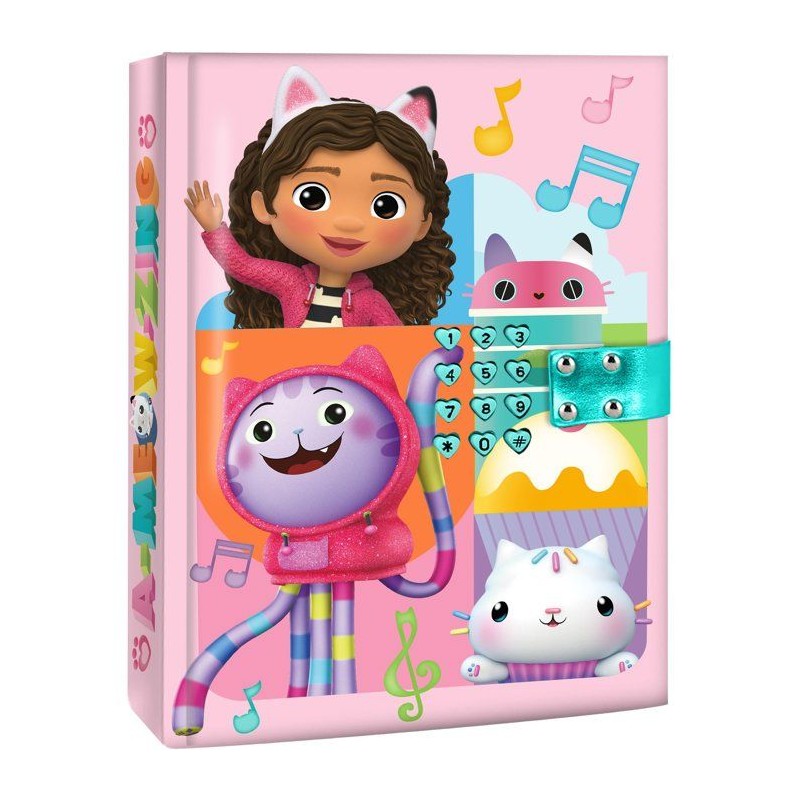 Agenda secret - KIDS LICENSING - GABBY ET LA MAISON MAGIQUE - Avec cod