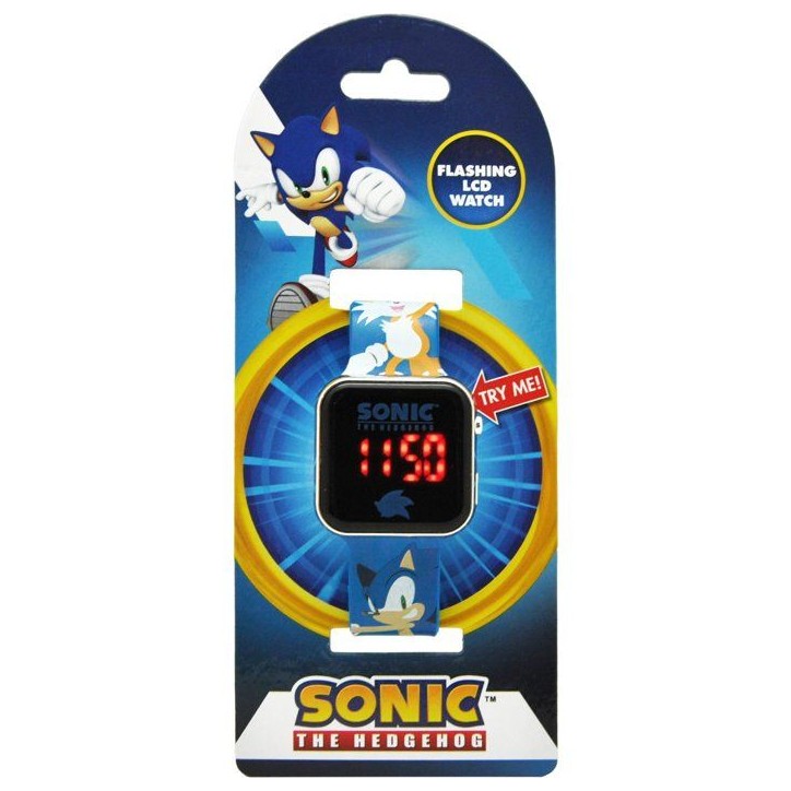Montre LED - KIDS LICENSING - Sonic - Des 4 ans - Bleu Montre LED - KIDS LICENSING - Sonic - Des 4 ans - Bleu