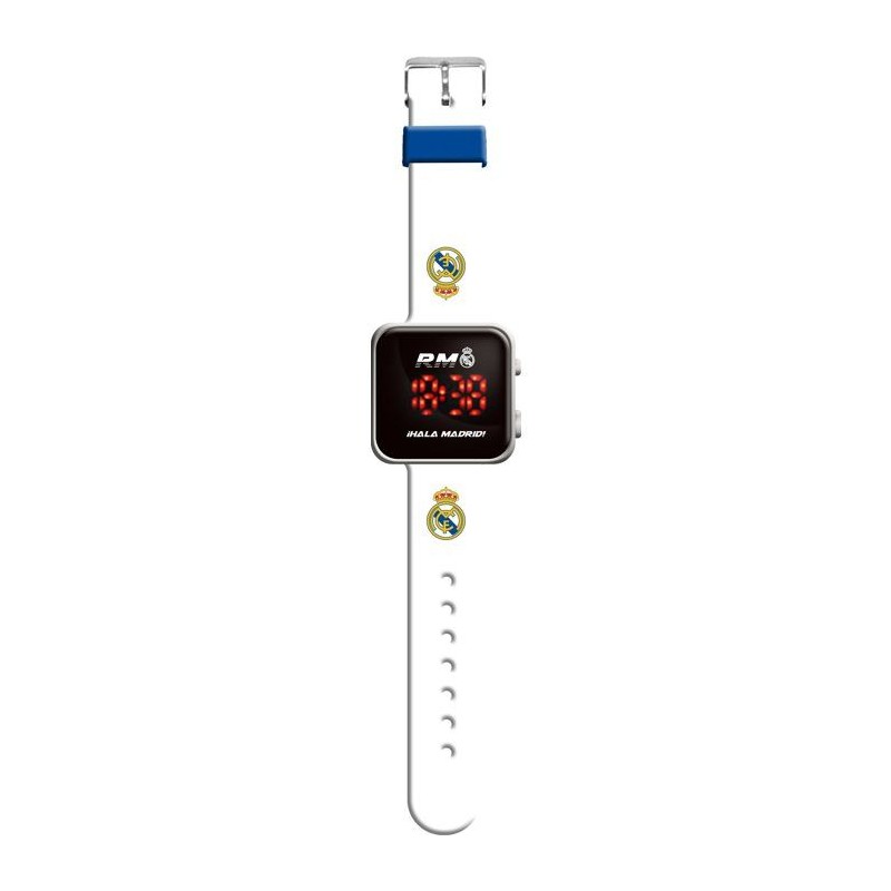 Montre LED - KIDS LICENSING - Real Madrid - Des 4 ans - Blanc