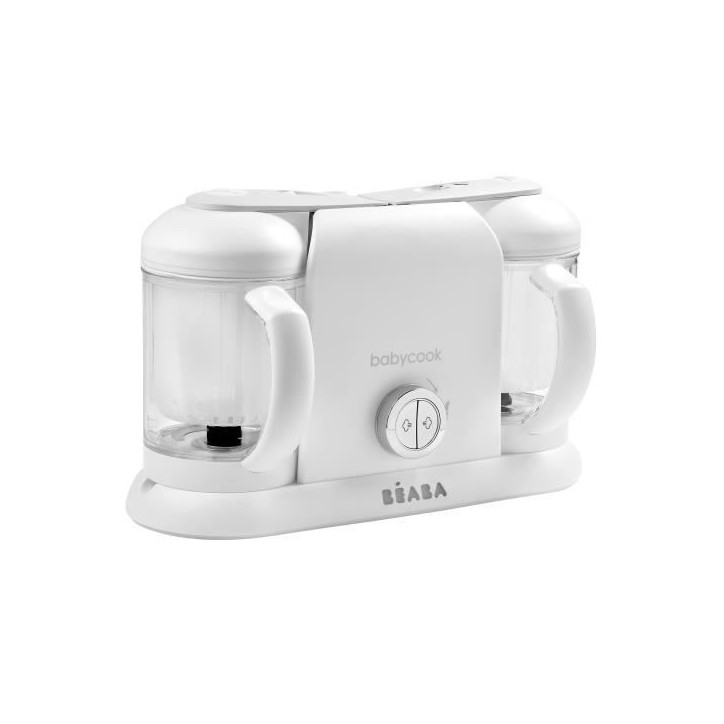 BEABA, Babycook Duo, robot bébé 4 en 1, contenance XXL, blanc BEABA, Babycook Duo, robot bébé 4 en 1, contenance XXL, blanc