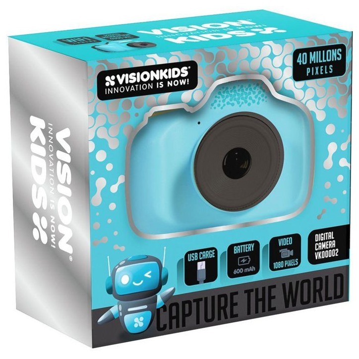 Appareil photo - KIDS LICENSING - Vision Kids - Des 3 ans - Bleu Appareil photo - KIDS LICENSING - Vision Kids - Des 3 ans - Bleu