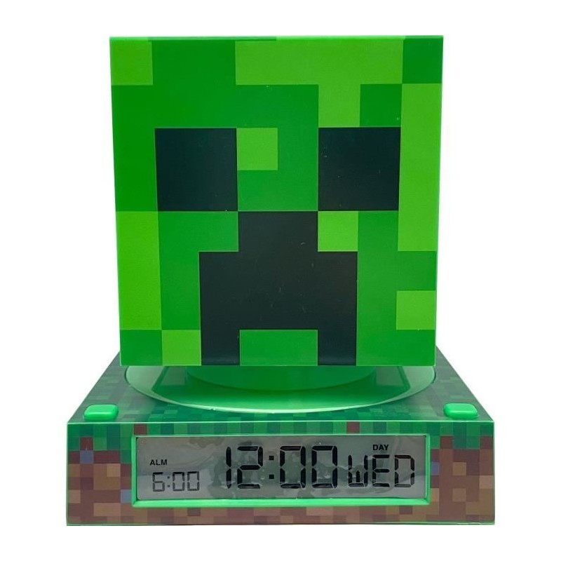 Réveil figurine 3D Minecraft - KIDS LICENSING - MIN3020