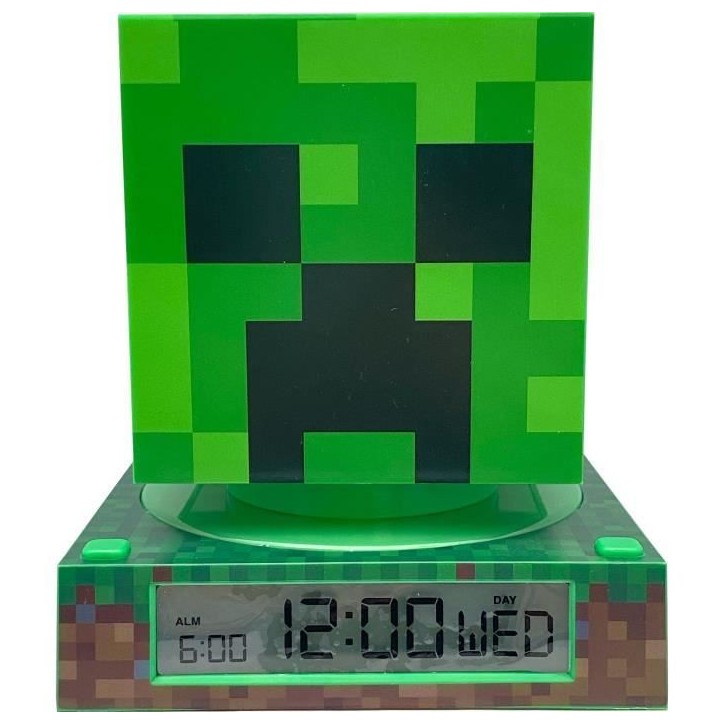 Réveil figurine 3D Minecraft - KIDS LICENSING - MIN3020 Réveil figurine 3D Minecraft - KIDS LICENSING - MIN3020