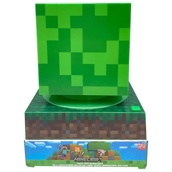 Réveil figurine 3D Minecraft - KIDS LICENSING - MIN3020 Réveil figurine 3D Minecraft - KIDS LICENSING - MIN3020