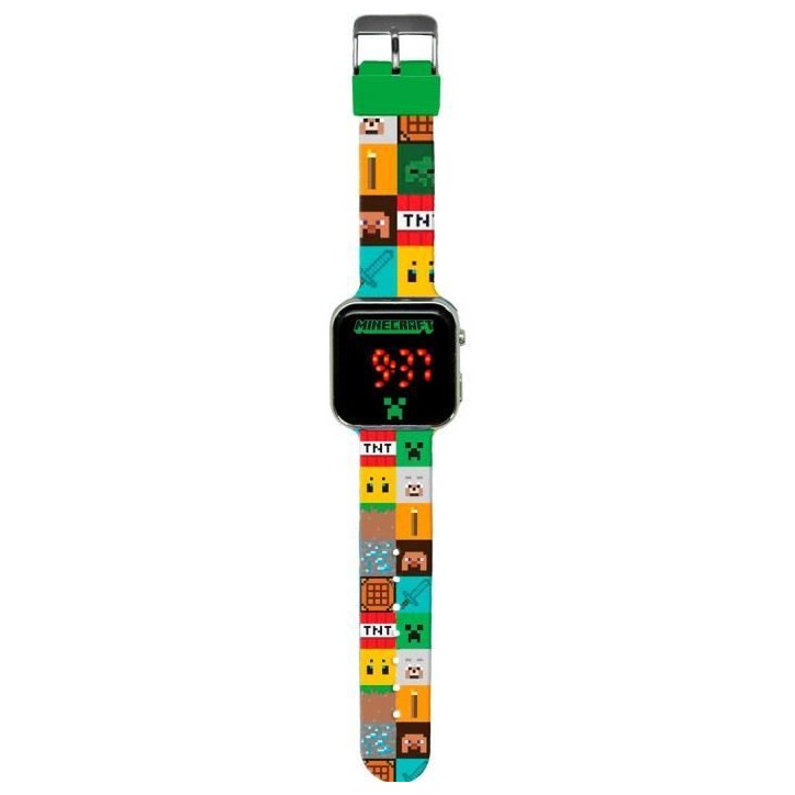 Montre LED Minecraft - KIDS LICENSING - MIN4272 Montre LED Minecraft - KIDS LICENSING - MIN4272