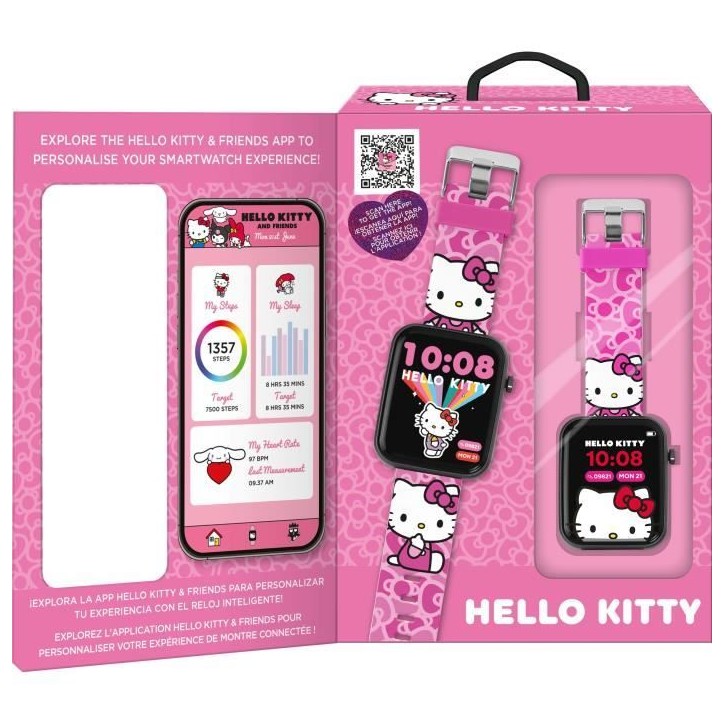 Montre connectée avec application Hello Kitty - KIDS LICENSING - HK50264