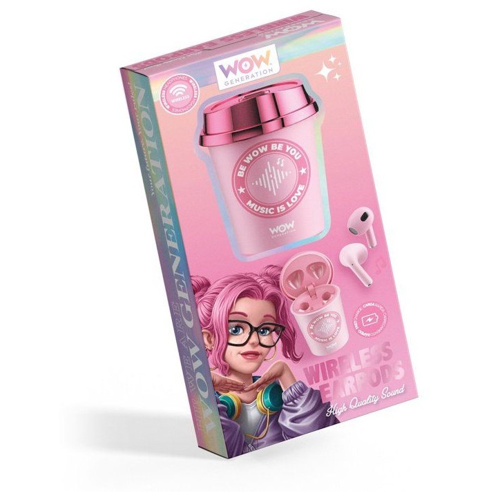 Ecouteurs sans fil - KIDS LICENSING - WOW GENERATION - Rose - Des 5 ans Ecouteurs sans fil - KIDS LICENSING - WOW GENERATION - Rose - Des 5 ans