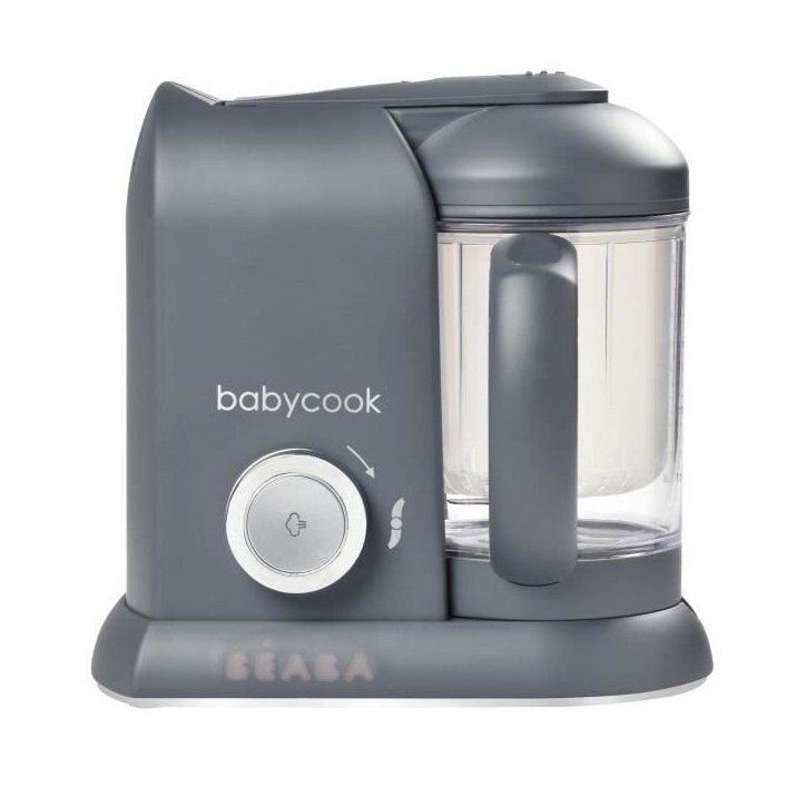 BÉABA - Babycook Solo - Robot Bébé 4 en 1 Mixeur-Cuiseur - Cuisson Vapeur - Dark Grey BÉABA - Babycook Solo - Robot Bébé 4 en 1 Mixeur-Cuiseur - Cuisson Vapeur - Dark Grey