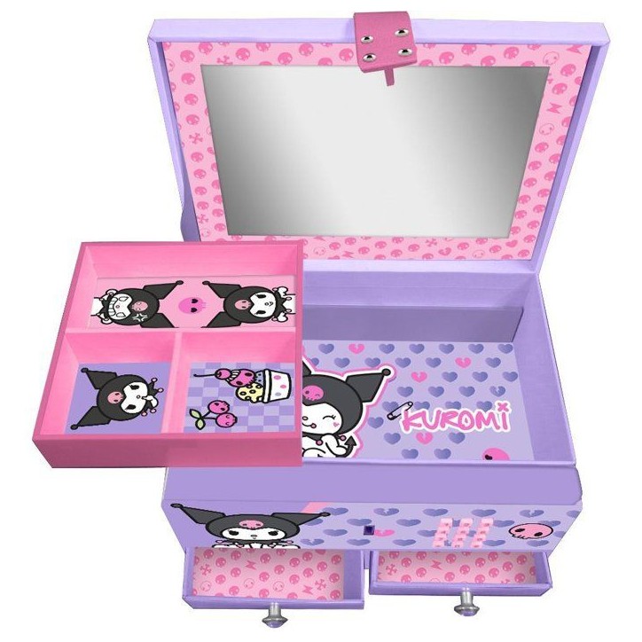 Boîte a bijoux - KIDS LICENSING - KUROMI - Avec code - Des 5 ans Boîte a bijoux - KIDS LICENSING - KUROMI - Avec code - Des 5 ans