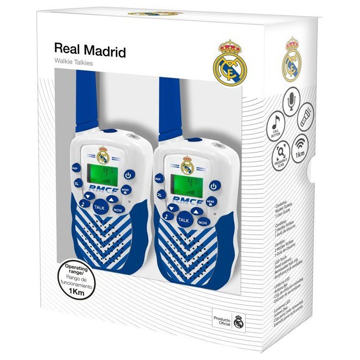 Talkie walkie - KIDS LICENSING - Real Madrid - Des 4 ans Talkie walkie - KIDS LICENSING - Real Madrid - Des 4 ans