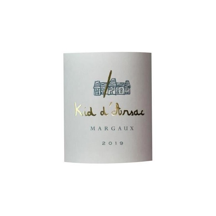 Château d'Arsac Kid d'Arsac 2019 Margaux - Vin rouge de Bordeaux