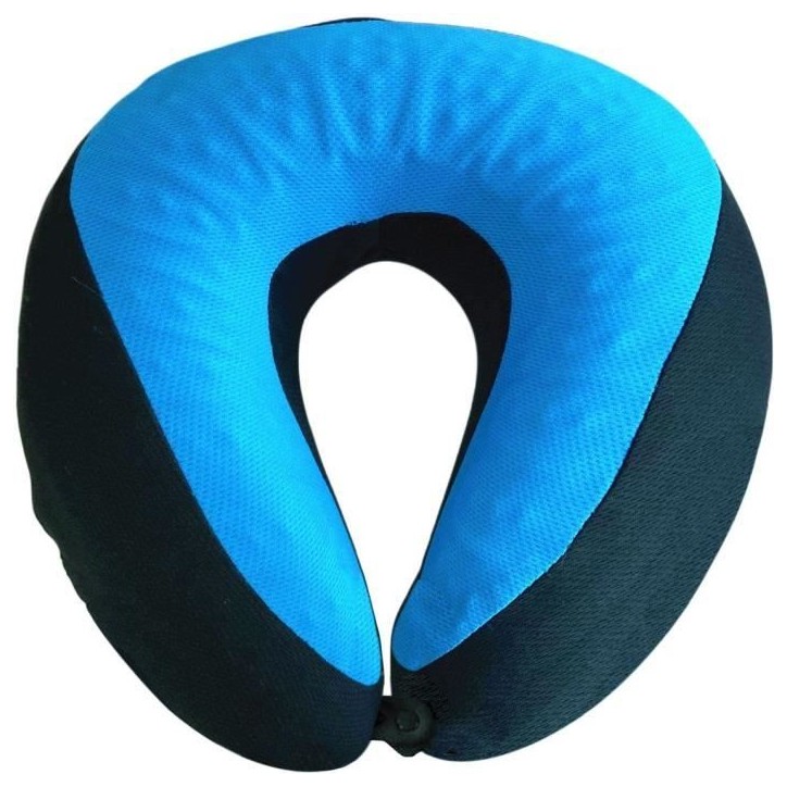 Cale nuque gel - KINE TRAVEL - 169803 - Noir et bleu Cale nuque gel - KINE TRAVEL - 169803 - Noir et bleu