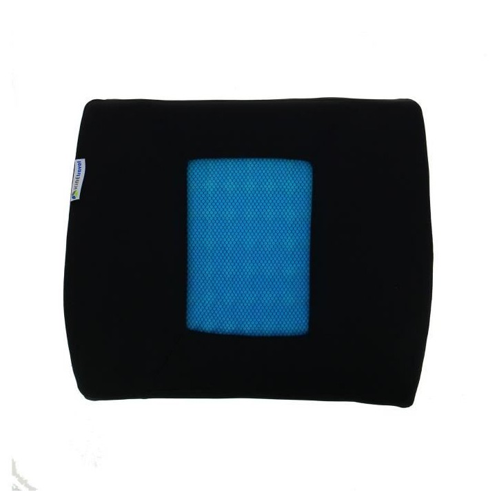 Coussin lombaire + Gel - KINE TRAVEL - 169821 - Noir et bleu Coussin lombaire + Gel - KINE TRAVEL - 169821 - Noir et bleu