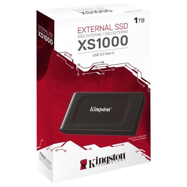 Kingston XS1000 - SSD - 1 To