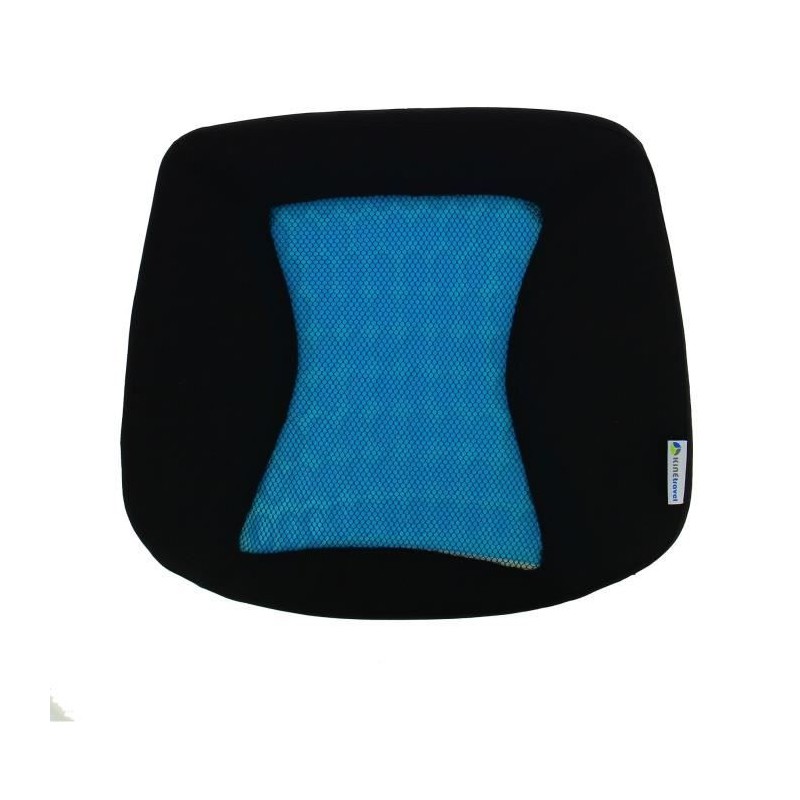 Assise confort gel - KINE TRAVEL - 169842 - Noir et bleu
