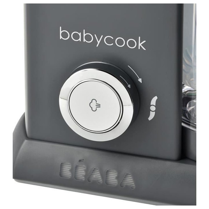 BÉABA - Babycook Solo - Robot Bébé 4 en 1 Mixeur-Cuiseur - Cuisson Vapeur - Dark Grey BÉABA - Babycook Solo - Robot Bébé 4 en 1 Mixeur-Cuiseur - Cuisson Vapeur - Dark Grey