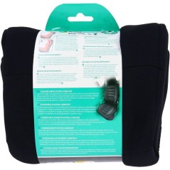 Couvre-siege - KINE TRAVEL - Confort intégral - Noir - Compatible air