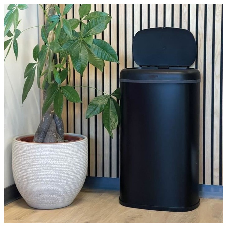 Poubelle de Cuisine Automatique - LOGAN - 58 L - Inox Noir Mat - Kitchen Move Poubelle de Cuisine Automatique - LOGAN - 58 L - Inox Noir Mat - Kitchen Move