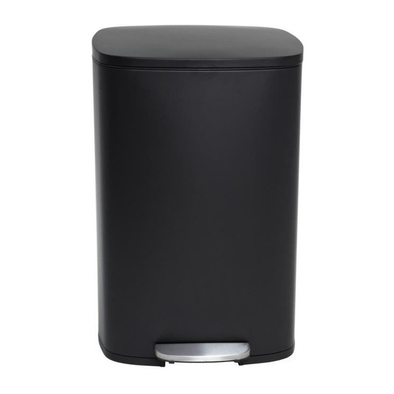 Poubelle de Cuisine a Pédale - ADMIRAL - 50 L - Noir Mat - Kitchen Mo