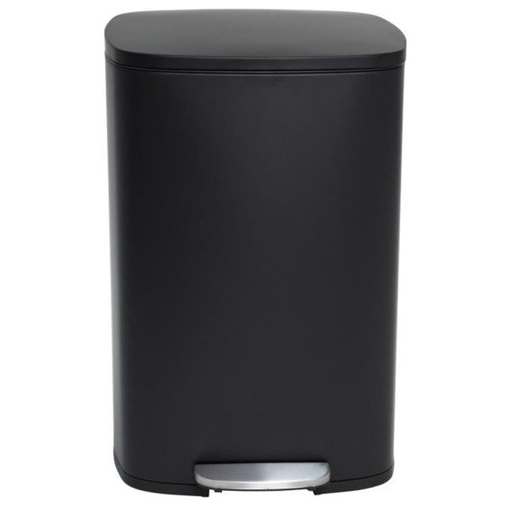 Poubelle de Cuisine a Pédale - ADMIRAL - 50 L - Noir Mat - Kitchen Move Poubelle de Cuisine a Pédale - ADMIRAL - 50 L - Noir Mat - Kitchen Move