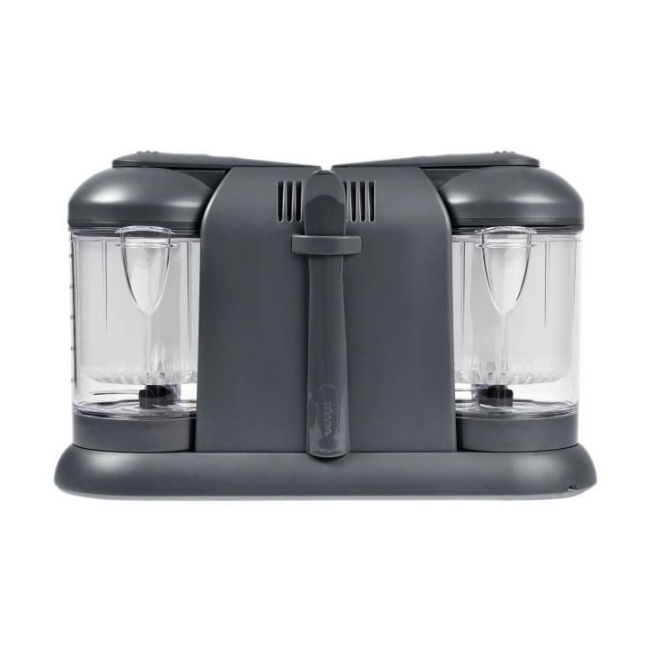 BÉABA - Babycook Duo - Robot Bébé 4 en 1 Mixeur-Cuiseur - Cuisson Vapeur rapide - Contenance XXL 2200 ml - Dark Grey BÉABA - Babycook Duo - Robot Bébé 4 en 1 Mixeur-Cuiseur - Cuisson Vapeur rapide - Contenance XXL 2200 ml - Dark Grey