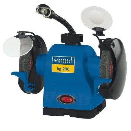 Touret a meuler - SCHEPPACH - BG200 - 550 W - Meule de grain 30 et 60