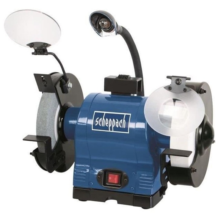 Touret a meuler - SCHEPPACH - BG200AL - Moteur a induction 550 W - Meule de 40 mm Touret a meuler - SCHEPPACH - BG200AL - Moteur a induction 550 W - Meule de 40 mm