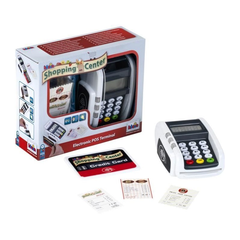 Terminal de paiement électronique avec carte bancaire et tickets de c