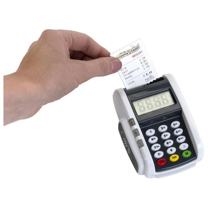 Terminal de paiement électronique avec carte bancaire et tickets de caisse - KLEIN - 9333