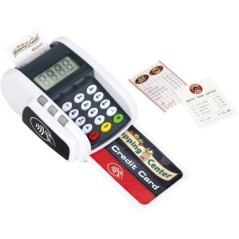 Terminal de paiement électronique avec carte bancaire et tickets de c