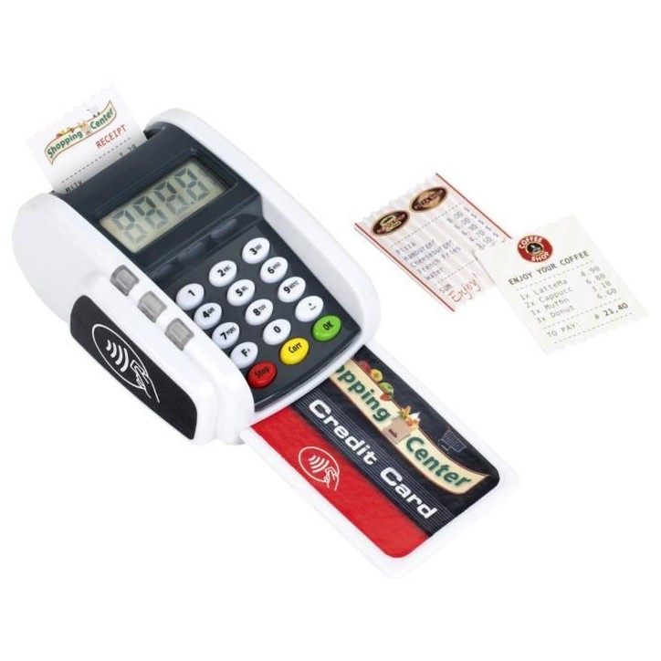 Terminal de paiement électronique avec carte bancaire et tickets de caisse - KLEIN - 9333