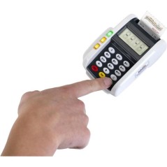Terminal de paiement électronique avec carte bancaire et tickets de c