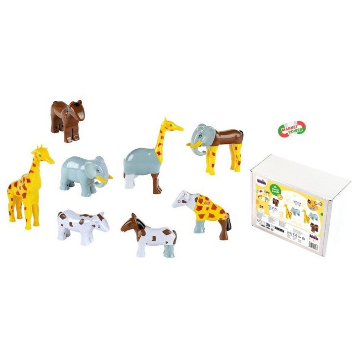 Animaux magnétiques - KLEIN - 0066 - 8 grands animaux Funny Puzzle, boîte fermée - 32 pieces - Des 12 mois Animaux magnétiques - KLEIN - 0066 - 8 grands animaux Funny Puzzle, boîte fermée - 32 pieces - Des 12 mois