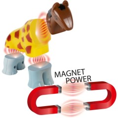 Animaux magnétiques - KLEIN - 0066 - 8 grands animaux Funny Puzzle, b