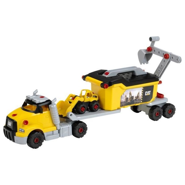 Jouet de construction - KLEIN - Camion a monter 4 en 1 Caterpillar - Mixte - Jaune et noir - A partir de 3 ans Jouet de construction - KLEIN - Camion a monter 4 en 1 Caterpillar - Mixte - Jaune et noir - A partir de 3 ans