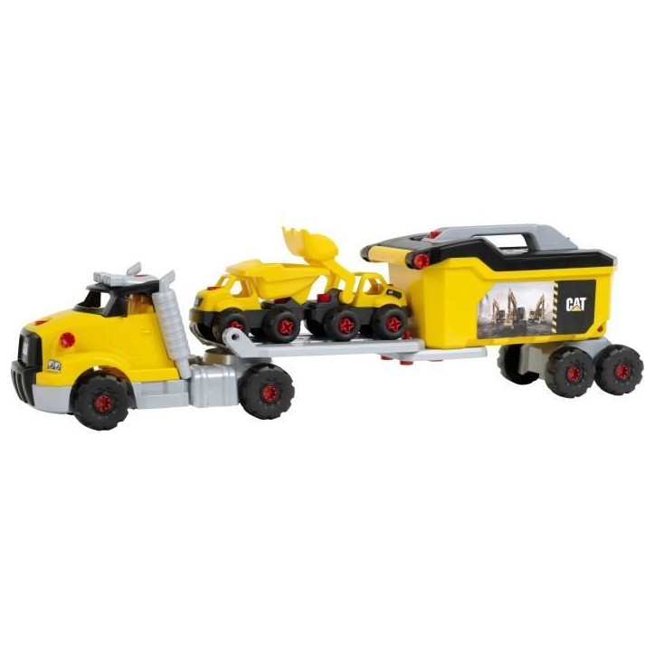 Jouet de construction - KLEIN - Camion a monter 4 en 1 Caterpillar - Mixte - Jaune et noir - A partir de 3 ans Jouet de construction - KLEIN - Camion a monter 4 en 1 Caterpillar - Mixte - Jaune et noir - A partir de 3 ans