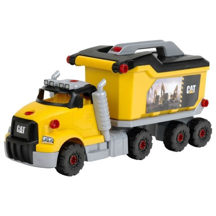 Jouet de construction - KLEIN - Camion a monter 4 en 1 Caterpillar - Mixte - Jaune et noir - A partir de 3 ans Jouet de construction - KLEIN - Camion a monter 4 en 1 Caterpillar - Mixte - Jaune et noir - A partir de 3 ans
