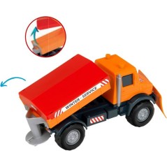 Camion chasse-neige saleur - KLEIN - 3801 - Mercedes Unimog - Roues so