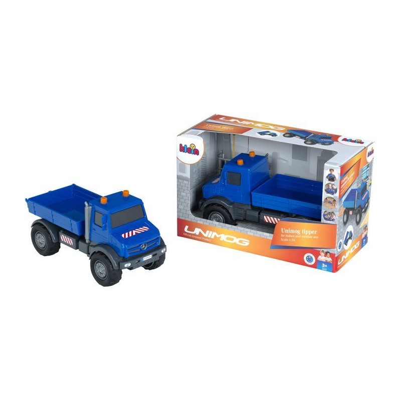 Camion-benne tout-terrain - KLEIN - 3802 - Mercedes Unimog - Roues sou