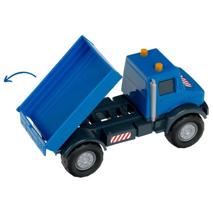 Camion-benne tout-terrain - KLEIN - 3802 - Mercedes Unimog - Roues souples et benne basculante - Échelle 1:24 - Des 3 ans Camion-benne tout-terrain - KLEIN - 3802 - Mercedes Unimog - Roues souples et benne basculante - Échelle 1:24 - Des 3 ans