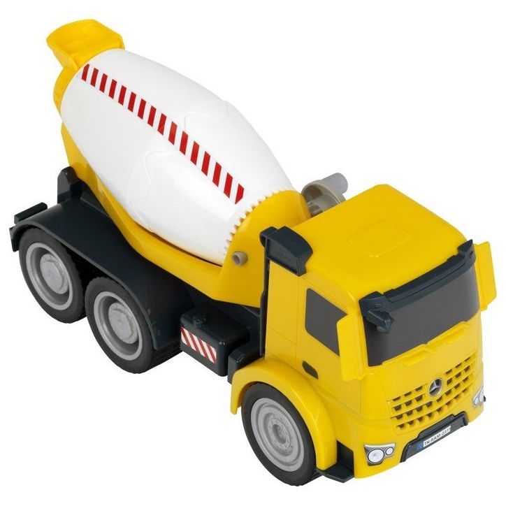 Camion toupie a béton - KLEIN - 3804 - Mercedes Arocs - Roues souples, malaxeur rotatif et basculant - Échelle 1:24 - Des 3 an Camion toupie a béton - KLEIN - 3804 - Mercedes Arocs - Roues souples, malaxeur rotatif et basculant - Échelle 1:24 - Des 3 an
