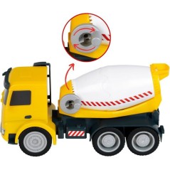 Camion toupie a béton - KLEIN - 3804 - Mercedes Arocs - Roues souples