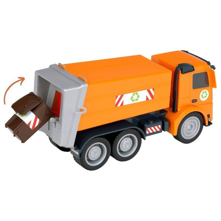 Camion benne a ordures - KLEIN - 3805 - Mercedes-Benz Arocs - Roues souples, benne basculante et hayon arriere ouvrable - Des 3 Camion benne a ordures - KLEIN - 3805 - Mercedes-Benz Arocs - Roues souples, benne basculante et hayon arriere ouvrable - Des 3